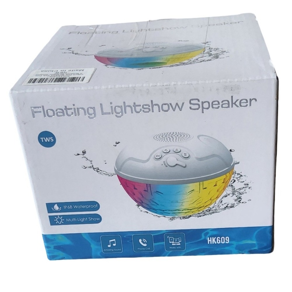 Waterproof Floating Lightshow Speaker with LED